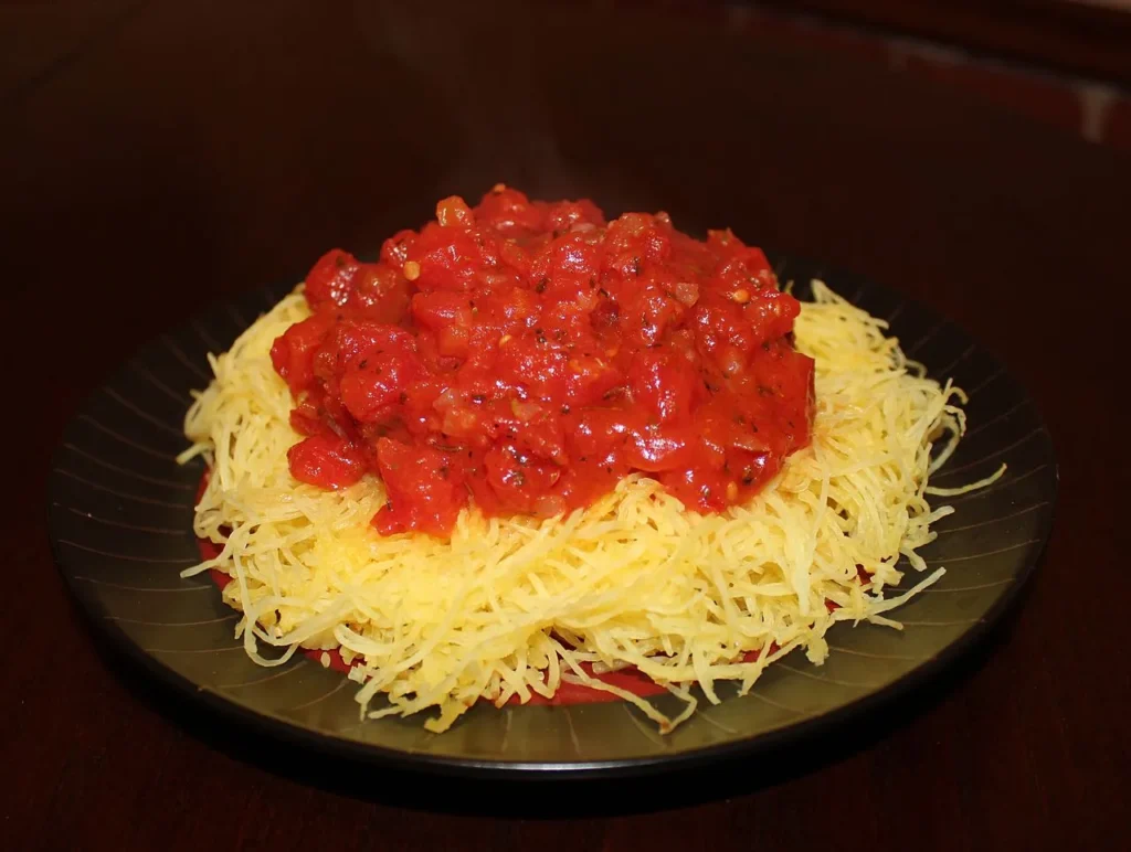 spaghetti squash marinara