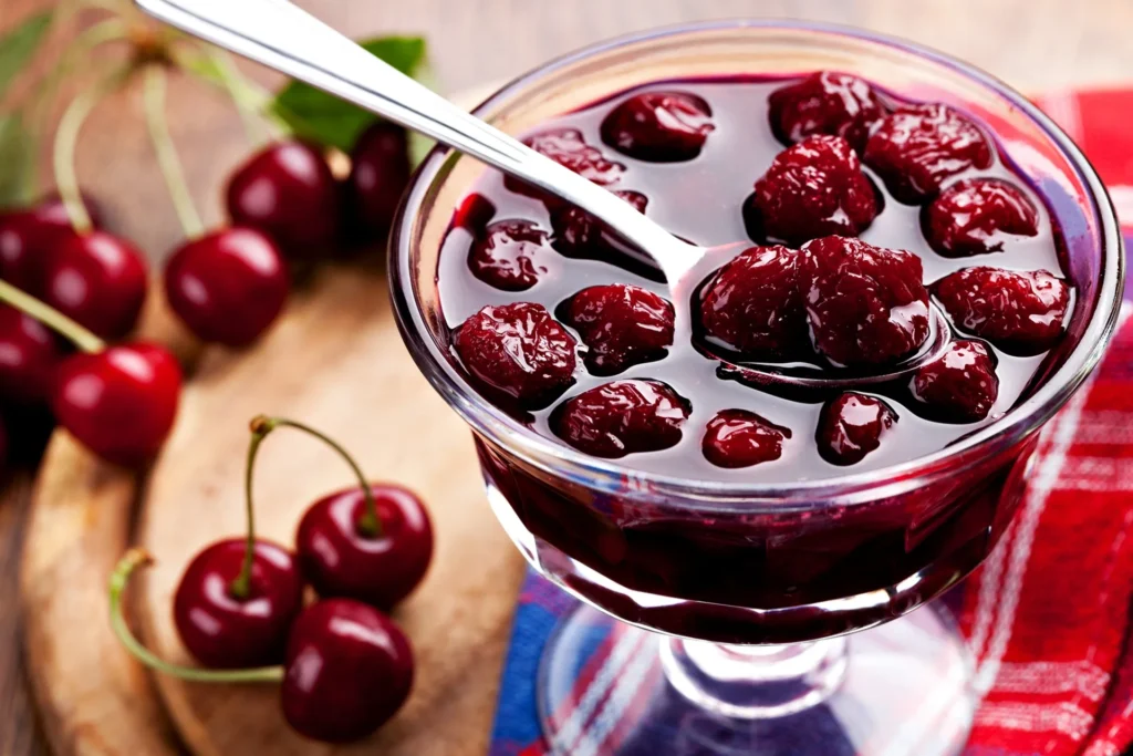 sweet cherry compote